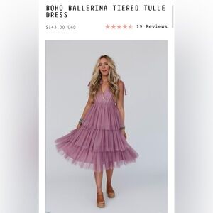 Adorable ballerina tulle dress from boho boutique. Wore once for a 2024 wedding